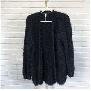 KENSIE furry fuzzy cardigan sweater